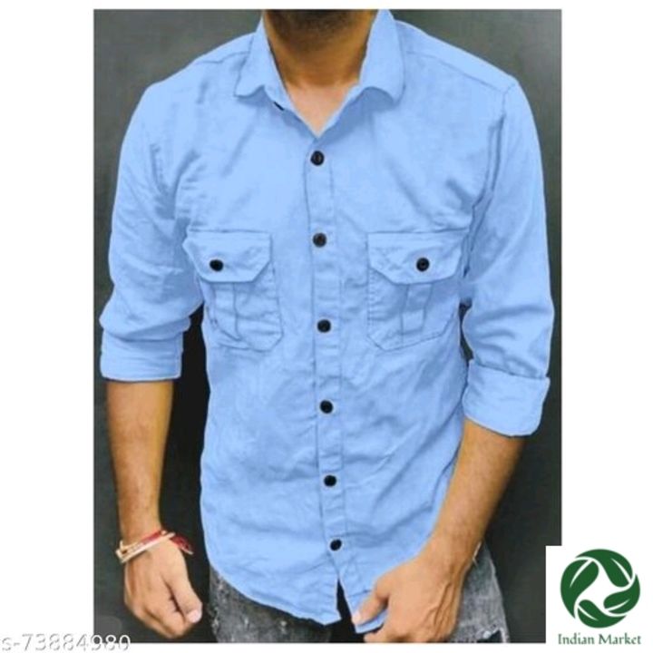 New Fancy Double Pocket Shirt uploaded by Indian Market on 3/30/2022