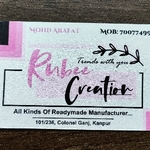 Business logo of Rubee creation