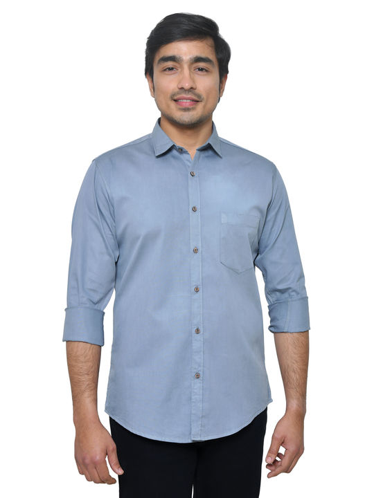 Casual Shirt off Grey Colour BSKL1001 uploaded by B. S. Klothings LLP on 3/31/2022