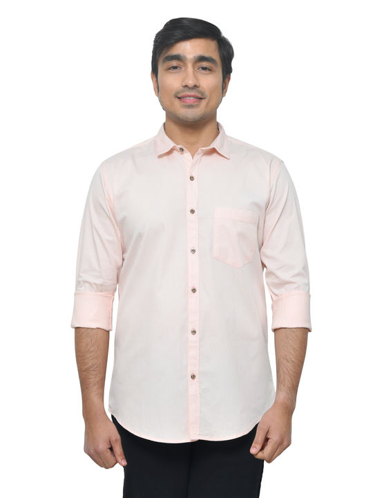 Casual Shirt Pink Colour BSKL1001 uploaded by B. S. Klothings LLP on 3/31/2022
