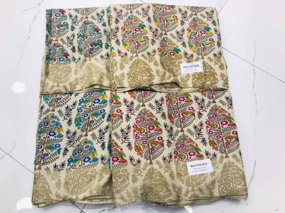 Kashmiri silk saree uploaded by Pashmina Shawls and suits blankets sarees stools on 3/31/2022