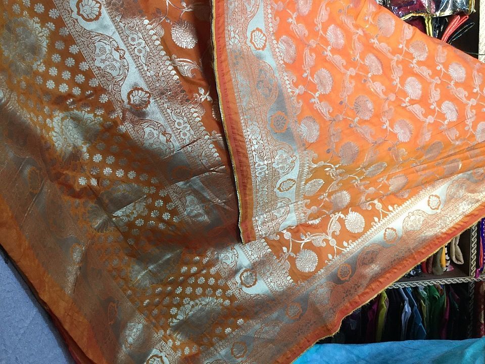Pure heavy banrashi soft cloth hevy pallu  uploaded by Alankrita collection  on 10/16/2020