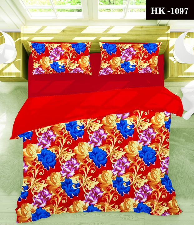 3D Bedsheet Set uploaded by Jagdish Textiles on 3/31/2022