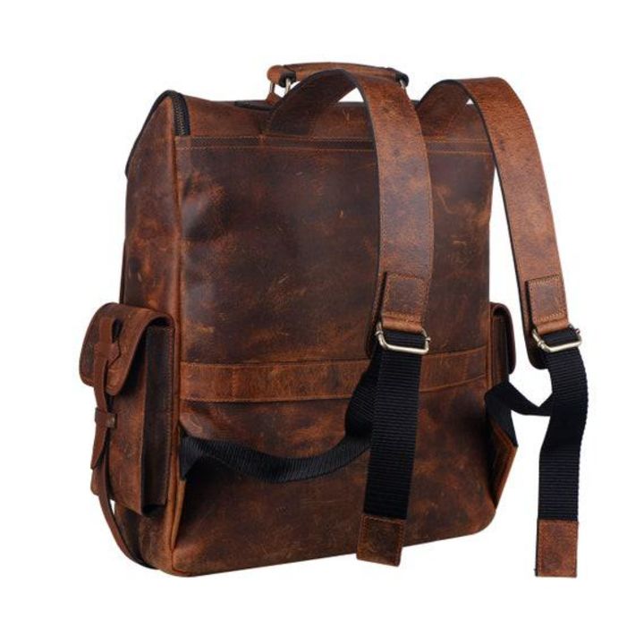 Leather back pack  uploaded by Kanpur leathers on 3/31/2022