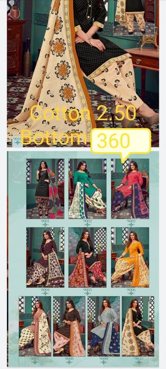 100% Cotton Dress Material with Namazi Dupatta.  uploaded by business on 4/1/2022