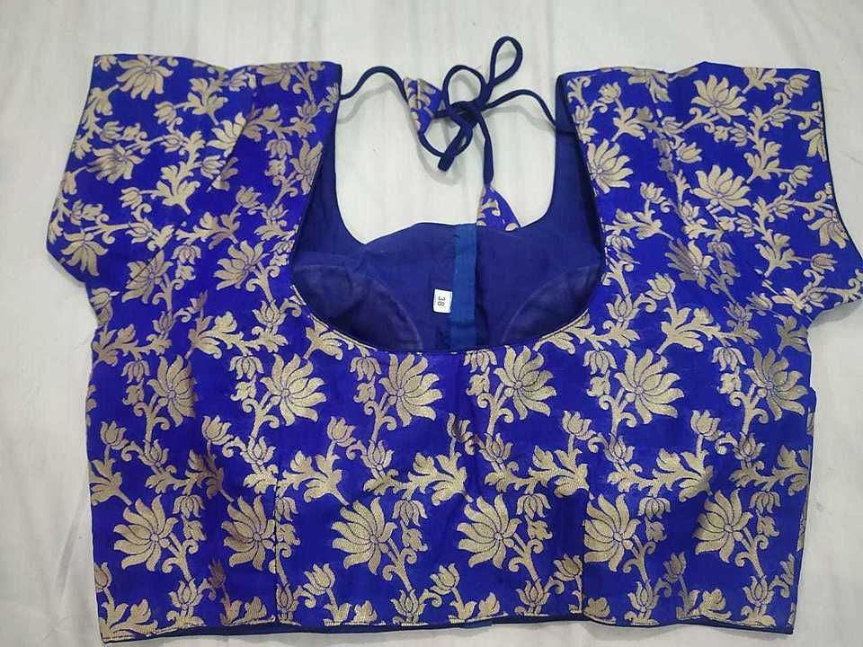 Banaras brocade silk blouses 38"+2" margin can be altered uploaded by Niddhi Creation on 6/14/2020