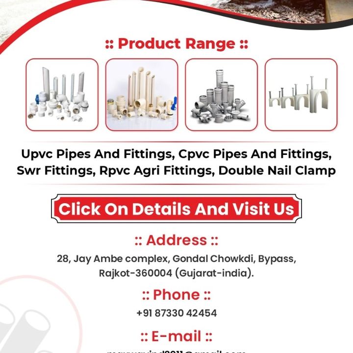 UPVC pipe and fittings uploaded by Maxway industries on 4/1/2022