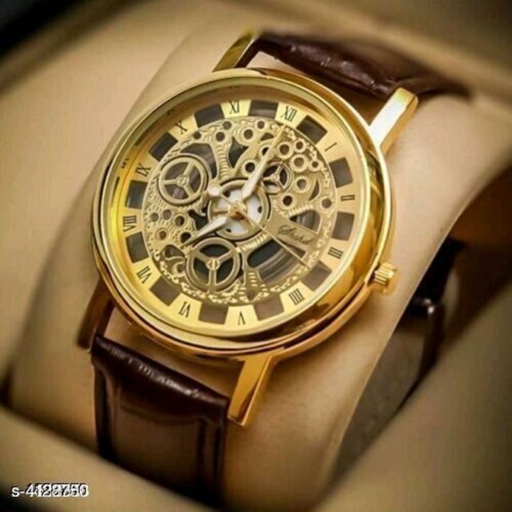 Golden watch for men uploaded by business on 4/1/2022