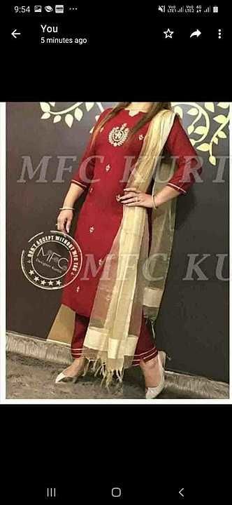 Kurti embroidery  uploaded by business on 10/16/2020