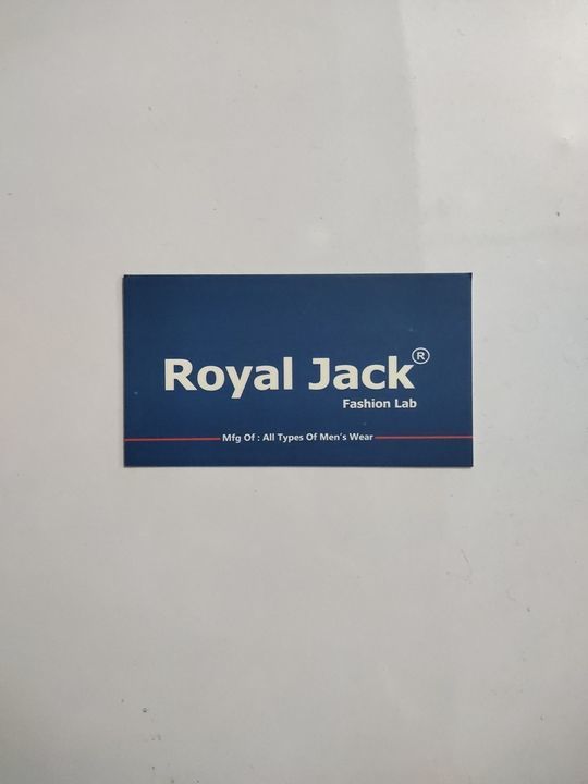Visiting card store images of Royal Jack