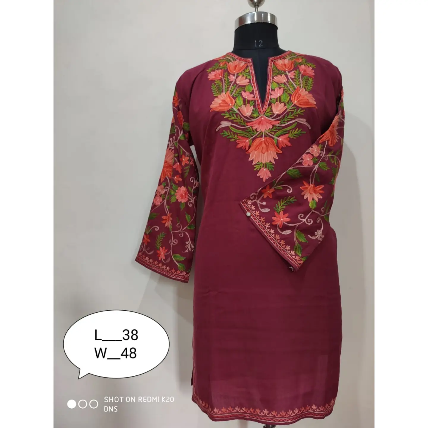 Summer cool kurti with aari work  uploaded by business on 4/1/2022