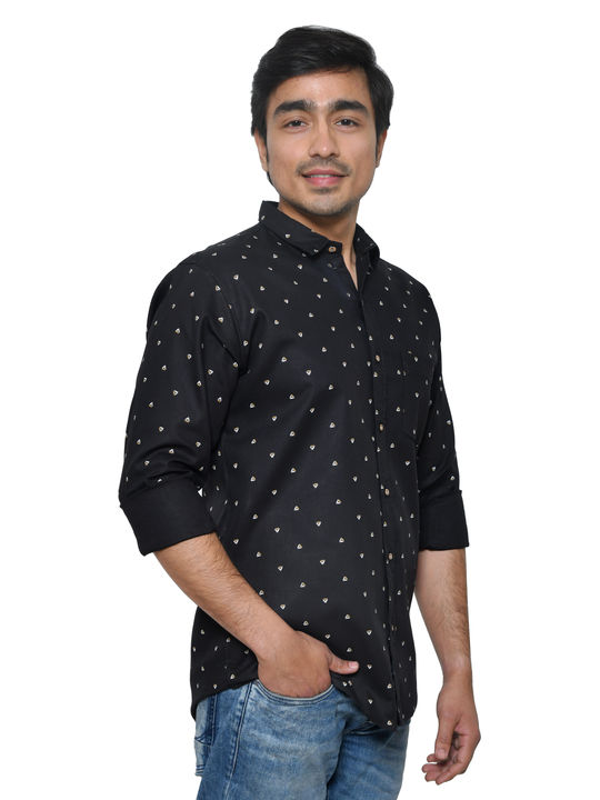 Pure Cotton Casual Slim Fit Printed Shirt  uploaded by B. S. Klothings LLP on 4/1/2022