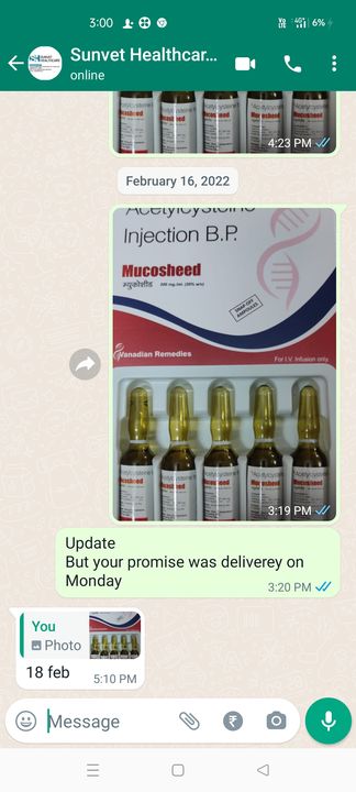 MUCOSHEED 5 ML uploaded by Aggarwal surgical and pharmaceutical on 4/1/2022