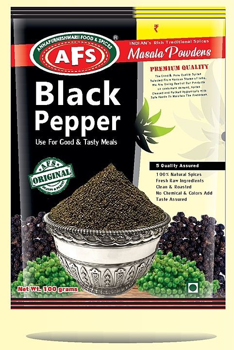 AFS BLACK PEPPER POWDER uploaded by ANNAPURNESWARII FOOD & SPICES  on 10/17/2020