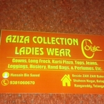 Business logo of Aziza collection based out of K.V.Rangareddy