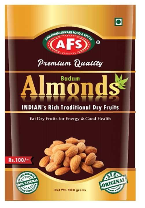 Almonds BADAM uploaded by ANNAPURNESWARII FOOD & SPICES  on 10/17/2020