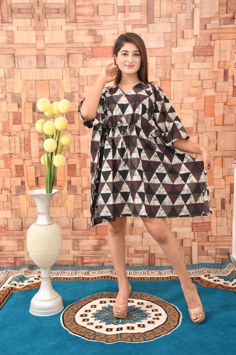 Post image 💫Bagru hand block printed designer*SHORT ,KAFTAN*💫Authentic PRINT, with natural colours*.💫100% Pure cotton*💫Free Size*💫length 34 Inches*💫Booking Start now.**💫Price ..650+$✨All are ready for dispatch✨
*Full stock available*
