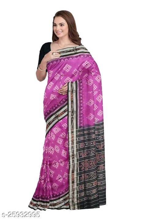 Post image Its pure handmade cotton saree prepared by odisha poor weavers to their own handloom. Its made by natural colour and hand wash saree. Its wear any season at indian festival