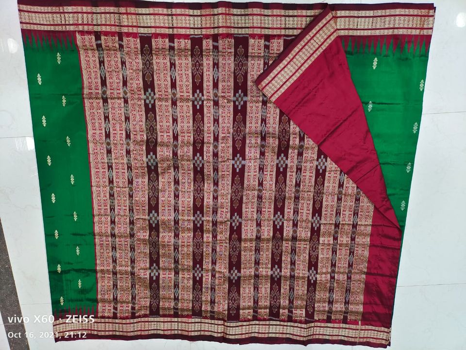 Sambalpuri silk and cotton saree uploaded by business on 4/2/2022