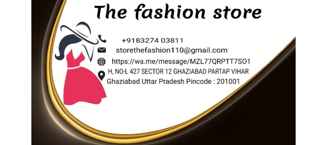 Visiting card store images of The Fashion Store