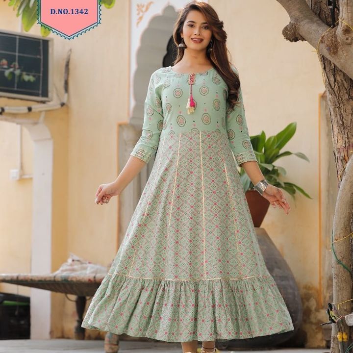 Long umbre kurti uploaded by business on 4/2/2022
