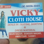 Business logo of Vicky cloth house