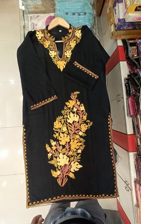 Embroidered kurti uploaded by AmyEna on 4/2/2022