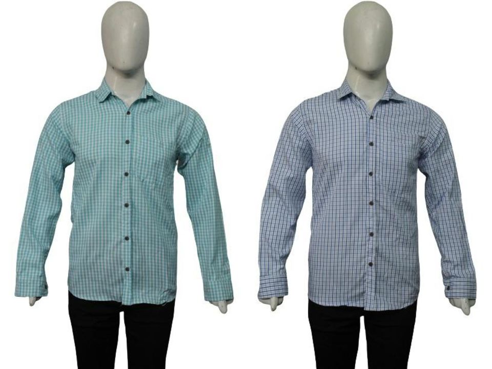 Post image New polyster chek shirt only 120 -/Dm  7792008313