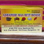 Business logo of Ashapuri maa belt house