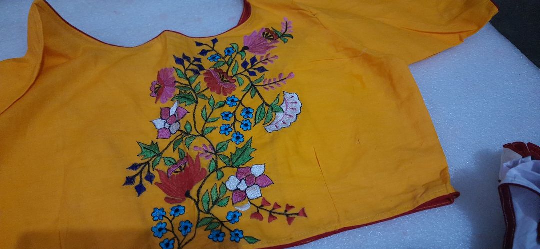 Embroidery blouses uploaded by business on 4/2/2022