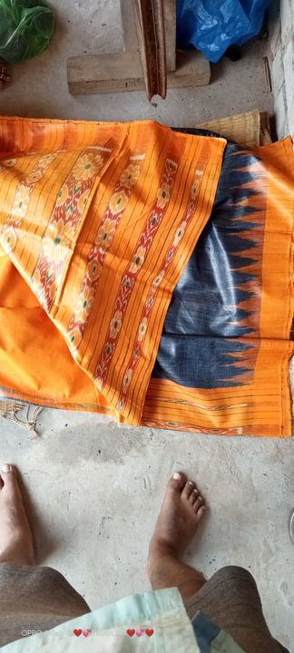 Hand loom ghicha saree uploaded by Tussar ghicha silk saree business on 4/2/2022