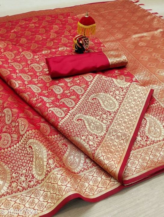 Banarasi silk saree uploaded by D k Textile on 4/2/2022