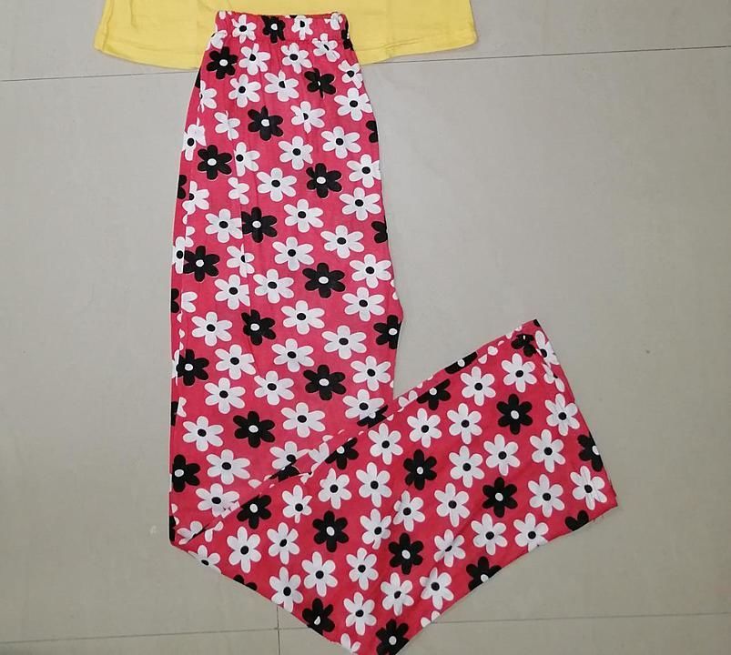 Printed ladies pyjama  uploaded by Wonderland Garments on 10/17/2020