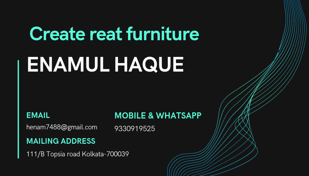 Visiting card store images of Create real furniture