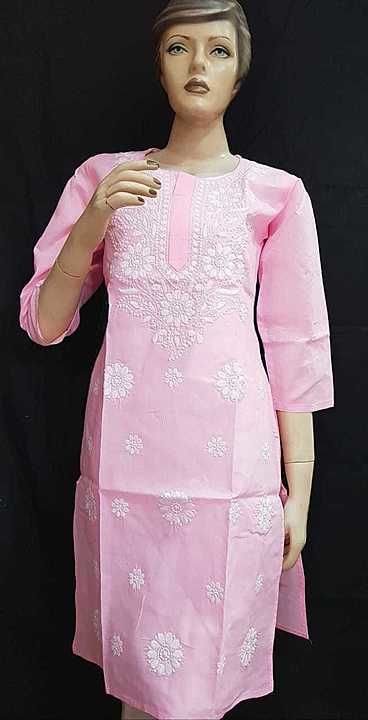 Pink kurti uploaded by business on 10/17/2020
