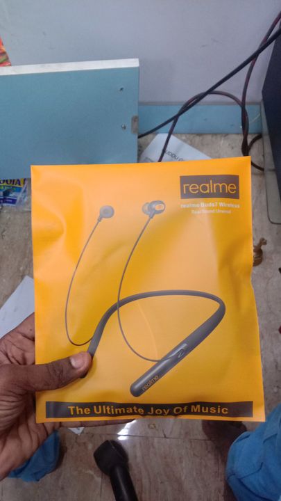 Realme Buds 7 wireless neckband uploaded by SS MOBILES on 4/3/2022