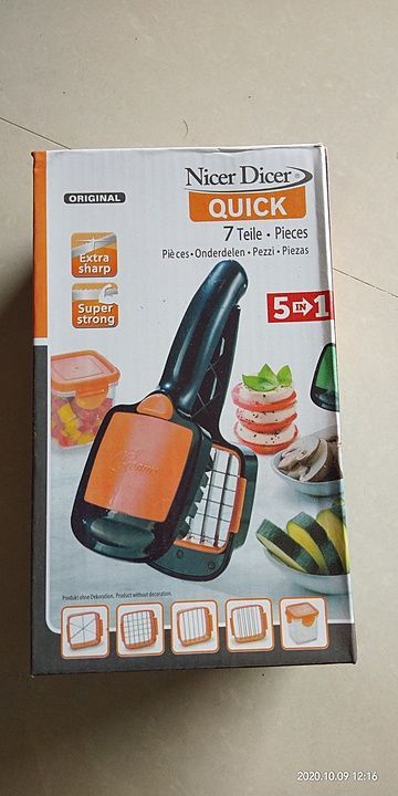 5 in 1 Nicer Dicer multipurpose use fruit chopper  uploaded by PC SQUARE on 10/17/2020