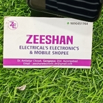 Business logo of Zeeshan electronic electrical and mobile shope