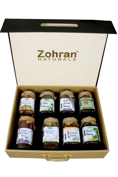 Zohran Natural Honey Gift Set | 500g x 8 Variety uploaded by Zohran Naturals Marketing Pvt Ltd on 4/4/2022