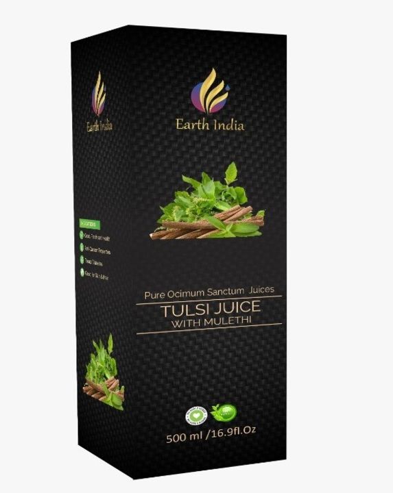 Tulsi juice with Mulethi uploaded by Earth India  on 4/4/2022
