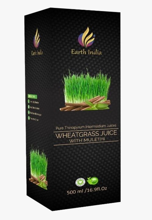 Wheat Grass Juice with Mulethi uploaded by Earth India  on 4/4/2022