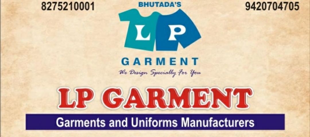 Visiting card store images of LP GARMENT