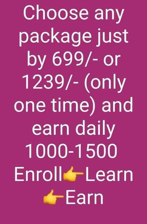 Post image Work from home 
Create own business 
No oriflame no vestige 
Earn 4k to 10k weekly 
Any candidate interested then dm me now

Ph 8777426030