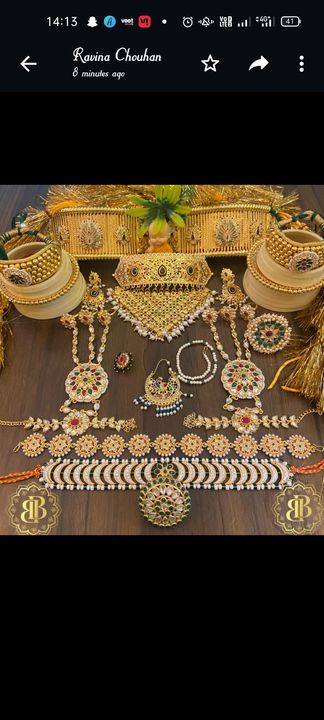 Rajupti jewelry uploaded by Rajputi collection 0911 on 4/4/2022