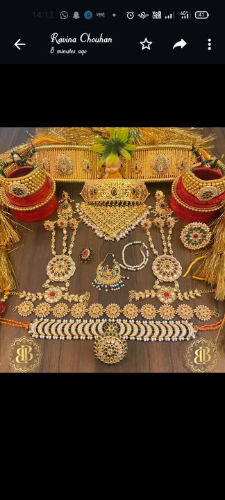 Rajupti jewelry uploaded by Rajputi collection 0911 on 4/4/2022