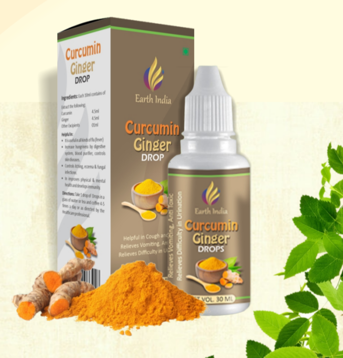 Curcumin Ginger Drop 30ml uploaded by Earth India  on 4/4/2022