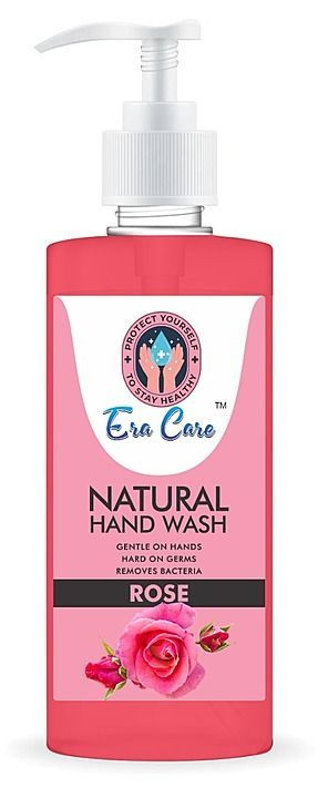 Rose Hand wash with pump .MRP 190. Limited stock available.
One drop is enough to clean your hands . uploaded by Era Glow Cosmetics on 6/14/2020