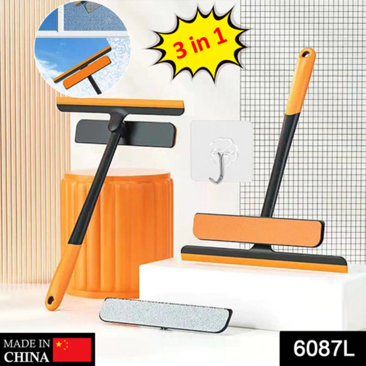 6087L Plastic 3 in 1 Rotatable Double Side Design Cleaning Brush Glass Wiper for Glass window, Car W uploaded by DeoDap on 4/4/2022
