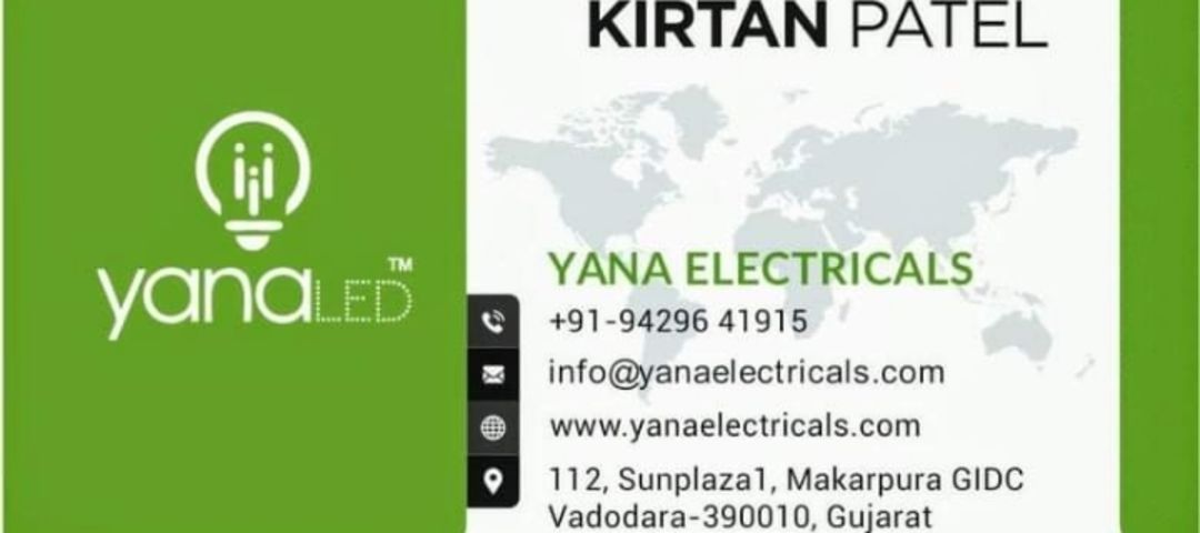 Visiting card store images of Yana Electricals