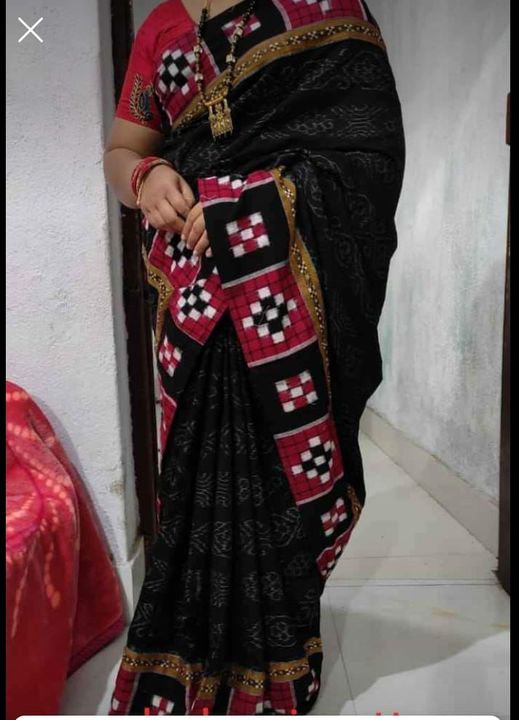 Sambalpuri Patchwork saree, Contact to What's Aap numbar =》 uploaded by business on 4/4/2022